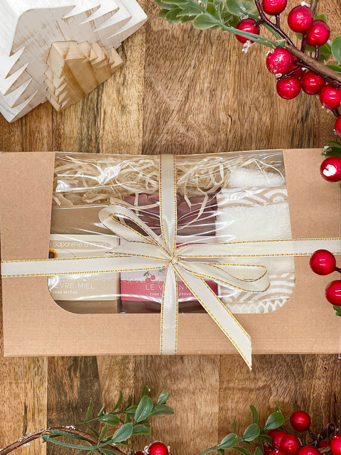 coffret cadeau gant de toilette