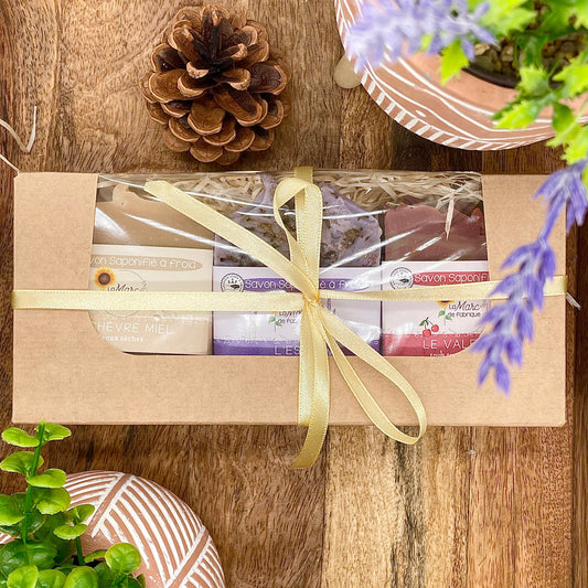 Coffret cadeau 3 savons
