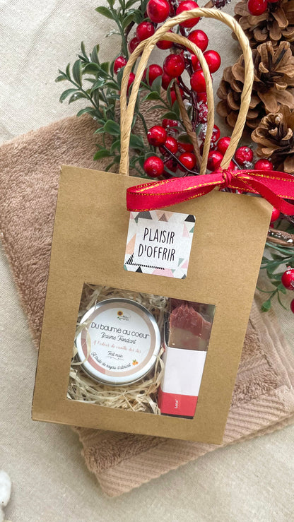 coffret cadeau mini baume et savon au choix